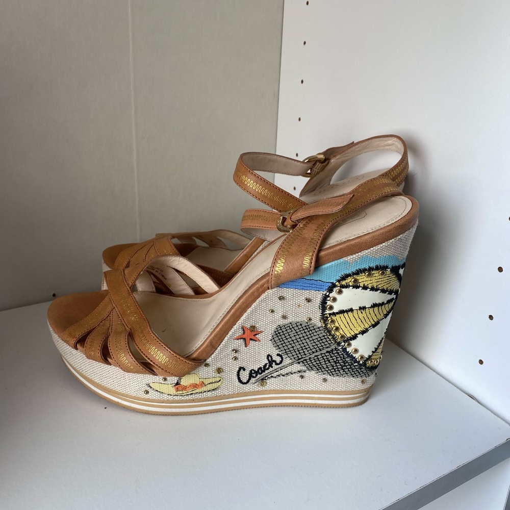 Coach Wedge Sandals